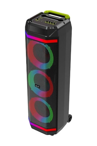 Blıc Bls-58 40w Karaoke Hoparlör Kablosuz Mikrofonlu Bluetooth 5.4 Taşınabilir Ses Sistemi Rgb Led Uzaktan Kumandalı