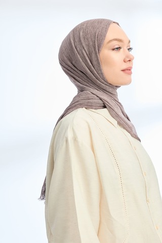 Armanda Organic Touch Ketens Viskoz Şal- 3601 Koyu Leylak