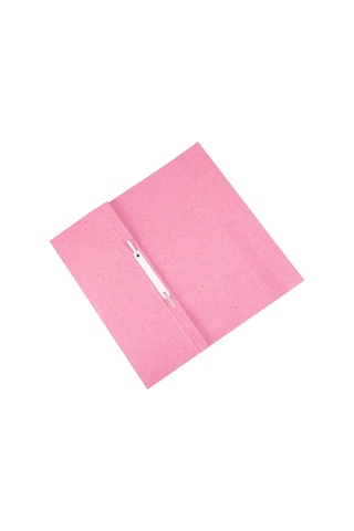 Alemdar Yarım Kapak Karton Kapsül Dosya 50'li Pembe