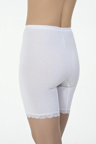Kom Kadın Beyaz Basic Long Paçali Külot Bk0653501beya