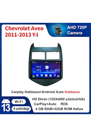 Chevrolet Aveo 2011-2013 Yıl 4gb Ram 32gb Rom Carplay Multimedya