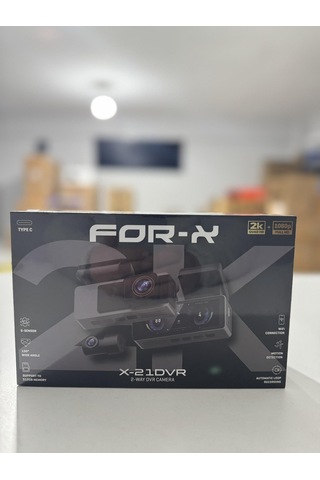For-x X-21 Dvr Araç İçi Kayıt Kamerası 2 Kameralı
