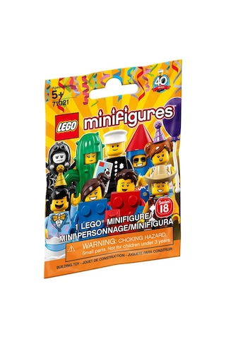LEGO Minifigures 71021 Series 18: 16.Birthday Party Boy
