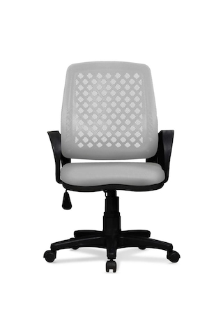 Ev Ve Ofis Çalışma Sandalyesi Bilgisayar Ve Sekreter Koltuğu Petek Model Gri