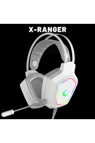 X-ranger Beyaz 7.1 Rgb Usb Mikrofonlu Oyuncu Kulaklığı Profesyon