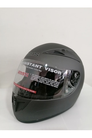Rms 1987 Kapalı Kask Mat Gri