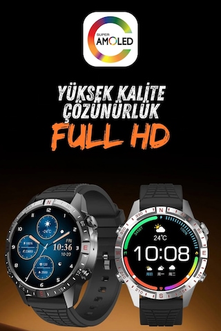 Wearfitpro Hk29 Hero Amoled Gpt Nfc Sesli Asistan Gps Sağlık Spor Yeni Nesil Tüm Özelliklere Sahip Akıllı Saat