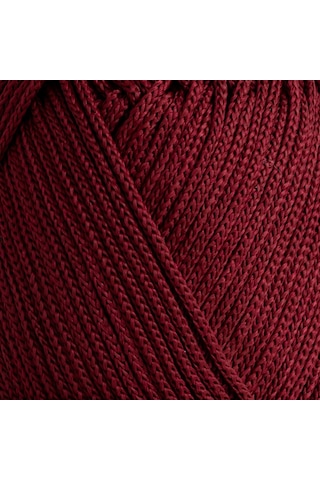 Stil Makrome 3 Mm 100 Gr 100 M Polyester Makrome Parlak Örgü Ve Çanta İpi - Şarap Bordosu