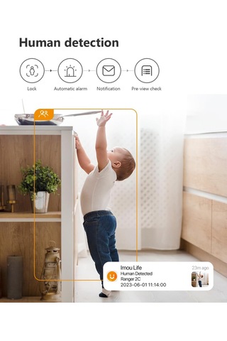 2k Wifi Güvenlik Kamerası, Kapalı Evcil Hayvan Köpek Bebek Kamerası, Yapay Zeka İnsan/hareket/ses Algılama, 360