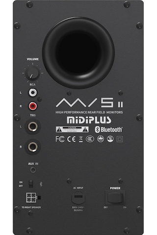 Midiplus MI5 II 2x 35W 5" 2 Yollu Bluetooth Aktif Hoparlör Siyah