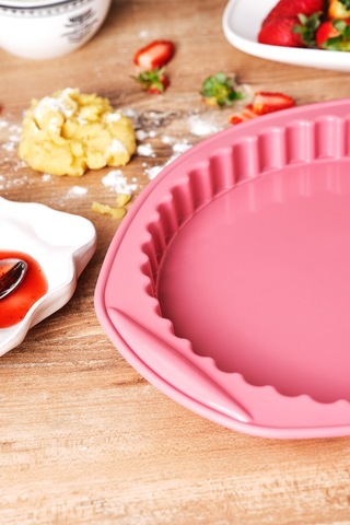 Emsan Silikon Tart Kalıbı Pembe