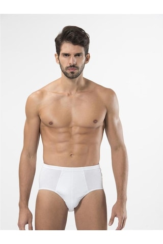 Türen 111 Erkek Slip İkili Paket-beyaz Beyaz