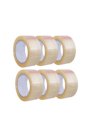 Şeffaf Koli Bandı 45 MM x 100 M 6 Adet Şeffaf Koli Bandı 45 MM x 100 M 6 Adet