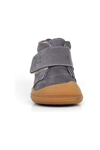 Rakerplus Yoohoo Hakiki Deri Koyu Gri Cırtlı Unisex Bebek Bot Gri