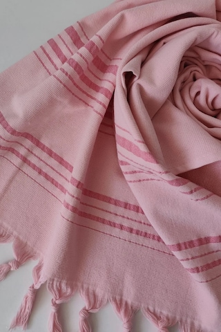 Tek Yüzlü Pamuk Havlu Peştemal - Pembe Pembe
