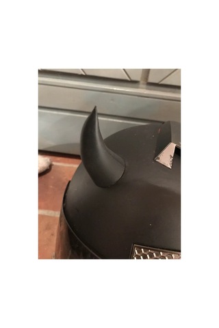 Szdesing Kask Üstü Boynuz Şeytan Boynuzu Kask Motorsiklet Aksesuarı Diğer