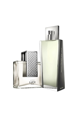 Avon Attraction ve Luck Erkek Parfüm Seti