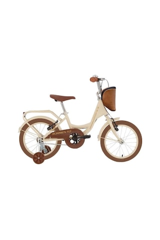Bisan Sorrento-s Kız Çocuk Bisikleti 26cm 16 Jant Krem Gold Çok Renkli