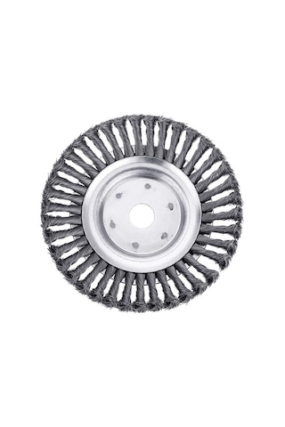 Pazly Tepsisi, Tel Tekerleği Makinesi Kafa İnç Çim Çelik Bükülmüş Boyut: Biçme Temizleme 8 Ek