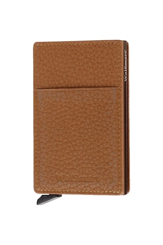 Walsmart Pocket Flotur Akıllı Mekanizmalı Deri Cüzdan Taba