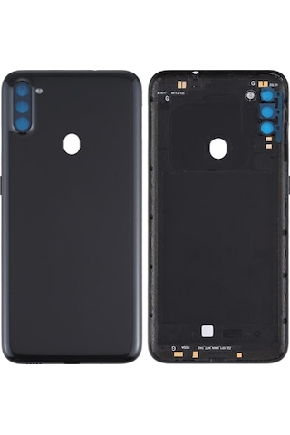 Samsung Uyumlu Galaxy A11 Arka Pil Batarya Kapağı Sm-a115f - Siyah