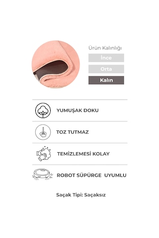 Yüksek Kalite Ekstra Yumuşak Kaymaz Özel Tabanlı Tavşan Peluş Halı Pembe