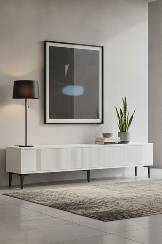 Tsa1803b Corsa Tv Sehpası Beyaz 180cm