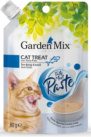 Garden Mix Ton Balığı Ezmeli Kedi Ödülü 80 Gr Garden Mix Ton Balığı Ezmeli Kedi Ödülü 80 Gr