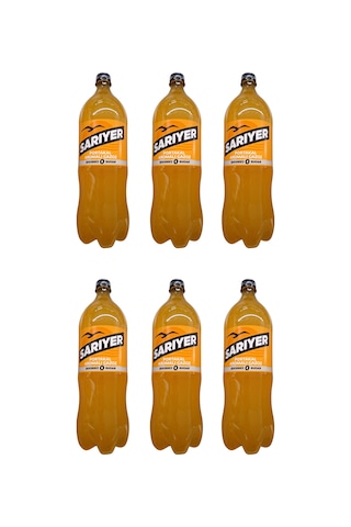 Sarıyer Portakal Aromalı Gazoz Şekersiz 1,5 Lt X 6 Adet