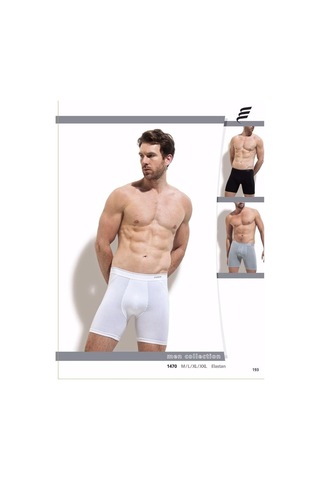 6 Adet Erdem 1470 Erkek Likralı Uzun Boxer