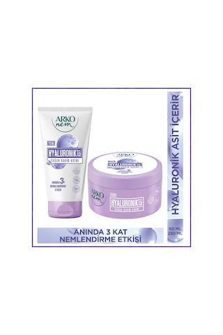 Arko Nem Yoğun Bakım Kremi Hyaluronik Asit 250+60 Ml