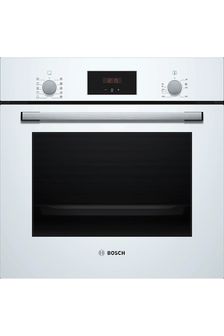 Bosch & Ferre Whiteline HBF512BW1T + SS206 + D087-SA 3 Lü Ankastre Set