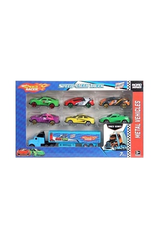 Speed Racer Road Series Tır Seti 6'lı Metal Araba Seti