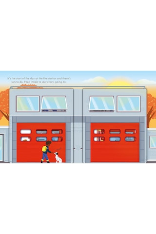 Peep Inside how a Fire Engine works- Usborne