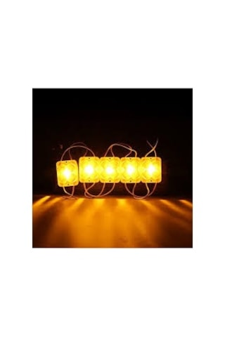 12v 2w Amber Tekli Yonca Modül Led 20 Adet