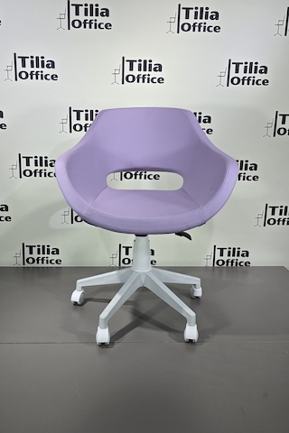 Monaco Çalışma Kesim Çocuk Koltuğu Beyaz Ayak Lila