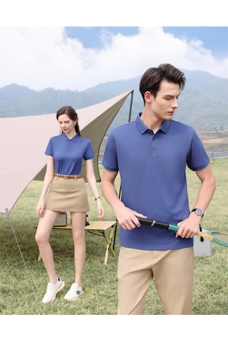 New Performance Premium Polo T-shirt %55,5 Polyester %40,9 Pamuk %3,6 Dut İpeği Kot Mavisi