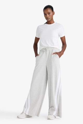 Defacto Defactofit Wide Leg Geniş Paça Standart Boy Sporcu Pantolon E7719ax25augr93 Gri