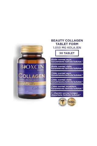 Bioxcin Beauty Collagen 30 Tablet - Tip1 Tip 3 Hidrolize Kolajen