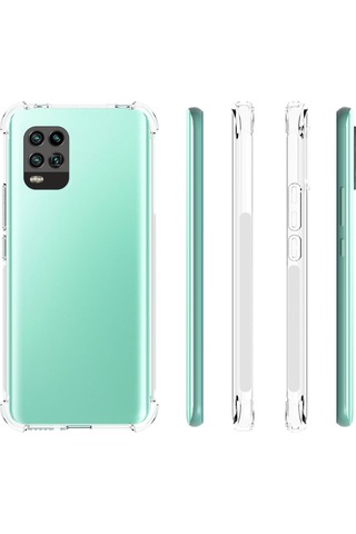 Zore Mi 10 Lite Kılıf Msra Nitro Anti Shock Silikon - Renksiz Renksiz