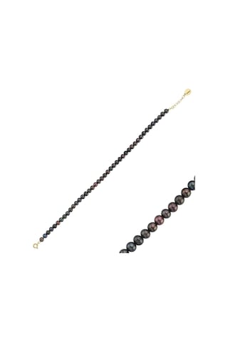 5,5 Mm Siyah Doğal İnci Bileklik 18 Cm / Sarı Sarı Sarı Altın 5,5 Mm Siyah Doğal İnci Bileklik 18 Cm / Sarı Sarı Sarı Altın