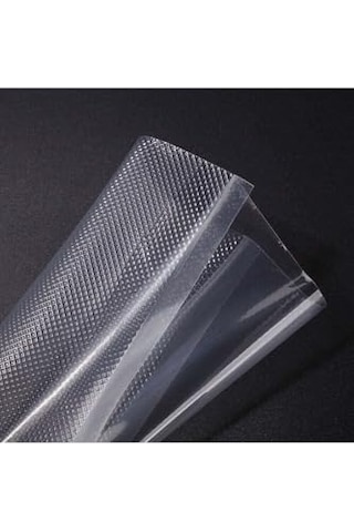 Adet Tırtıklı Vakum Makinesi Poşeti Torbası Seçenekli 20x25cm