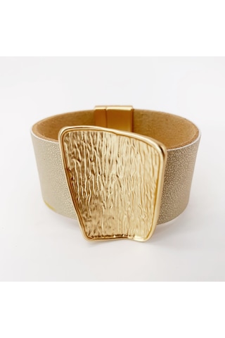 Goldenglımmer Metal Aksan Bilezik Gold