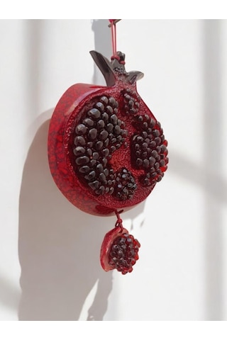 Nar Duvar Süsü El Yapımı Hediyelik Nar Süs Anlamlı Ev Hediyesi Dekoratif Duvar Aksesuarı