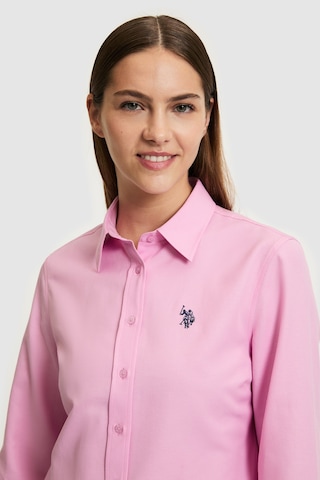 U.s. Polo Assn. Kadın Pembe Gömlek Basic 50324791-vr041