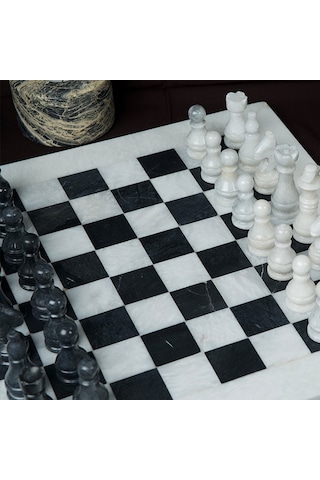 Chess Mermer Satranç Takımı M