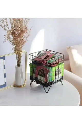 Roomstetica Mutfakta Saklama Sepeti, Evrensel Düzenleyici 210314726 Siyah Mat