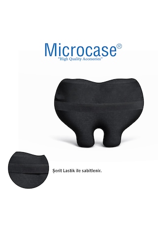 Microcase Ortopedik Memory Foam Nefes Alabilen Kumaş Oto Ve Koltuk Bel Sırt Dayama Minderi Al5519