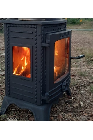 Fs 52 Minör Lüx 3 Camlı Şömine Soba