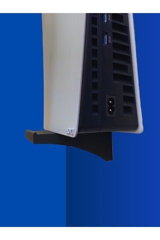 Playstation 5 Slim Duvar Askı Aparatı / Ps5 Slim Duvar Standı Siyah